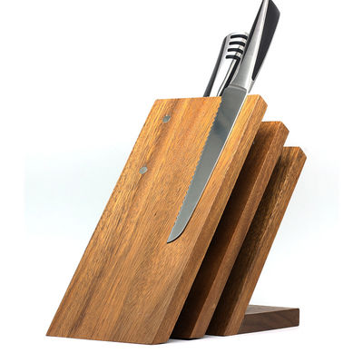 Logotipo personalizado Cuchillo de madera sostenible de cuchillo magnético para sostenibilidad