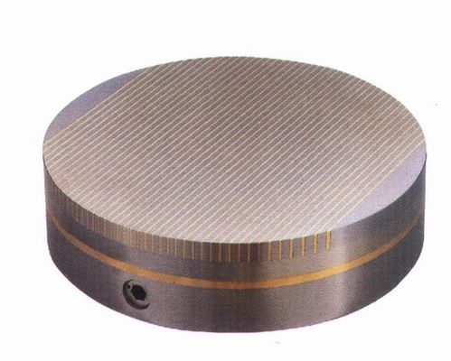 Revestimiento de Ni-Cu-Ni NdFeB Magneto redondo eléctrico magnético Chuck D125mm-100KG para mantener