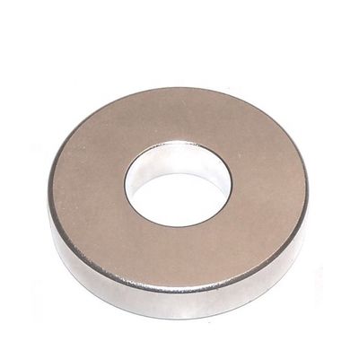 Grado de recubrimiento de Ni-Cu-Ni N52 NdFeb Imán de neodimio de anillo grande permanente para uso industrial