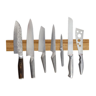 Repuesto de banda magnética de madera Portacuchillo magnético Succión magnética Hang Lever Accesorio de cocina