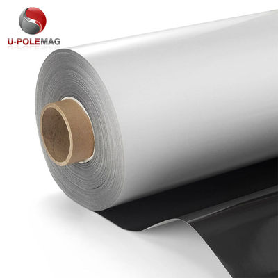 Rollo magnético de caucho PVC blanco/Rollo de lámina magnética permanente/Material del rollo magnético