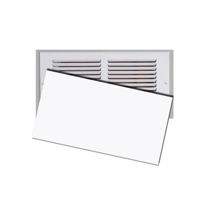 Capa de ventilación magnética gruesa personalizada con superficie de PVC blanco y imán de caucho compuesto