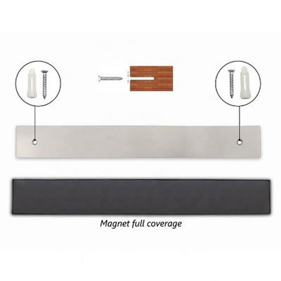 OEM ODM aceptado de oro de acero inoxidable de banda magnética bastidor de cuchillo magnético para la pared