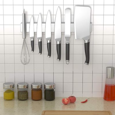 OEM ODM aceptado de oro de acero inoxidable de banda magnética bastidor de cuchillo magnético para la pared