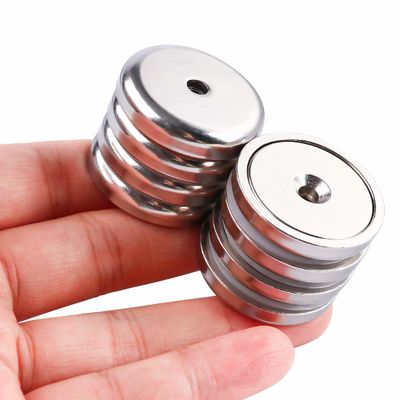 Magnetos industriales con material permanente de neodimio y agujero de contraenchufe de POT de trabajo pesado