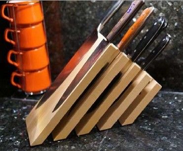 Logotipo personalizado Cuchillo de madera sostenible de cuchillo magnético para sostenibilidad