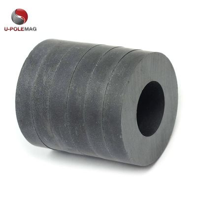 Muestra Y35 Magnético de anillo diametralmente magnetizado de ferrita permanente profesional para altavoz