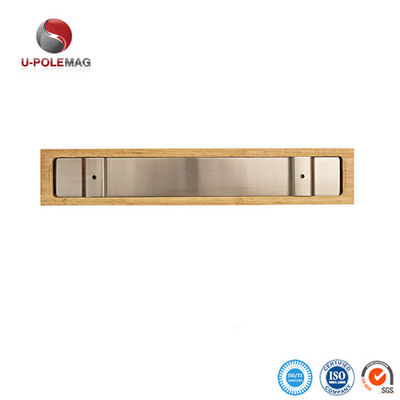 Sistema ISO9001 2000 Bloque de cuchillo magnético de madera sostenible de 16" para cocina organizada