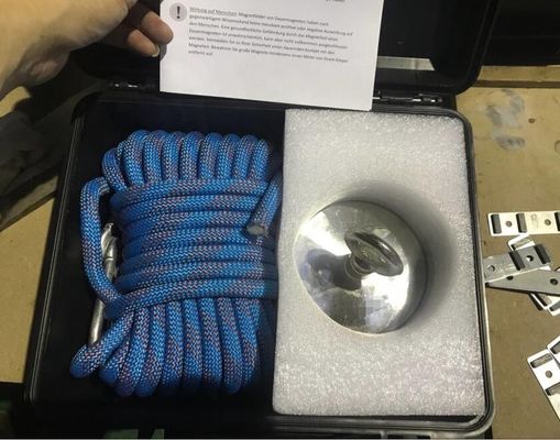 Magneto de neodimio de alta tolerancia POTN08-75 550 libras Fuerte con agujero de tornillo para la pesca