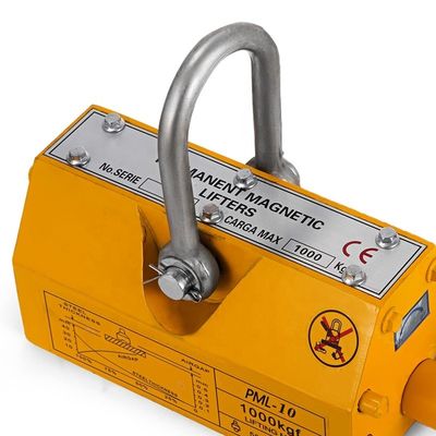 55.5 kg de peso muerto PML-1000 Imán de elevación de control manual intercambiable para industriales