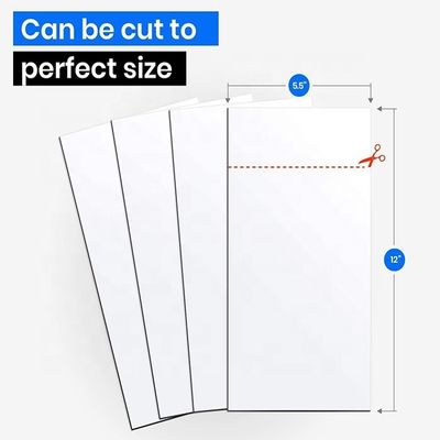 Capa de ventilación magnética de 5,5&quot; x 12&quot; Blanco para ventiladores de suelo o de techo y registros de aire