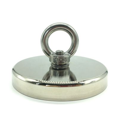 Dia 60 mm 350 libras de fuerza Neodimio Kit de pesca con magneto con D10 mm x L10M tamaño de la cuerda
