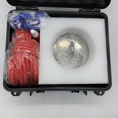 Dia 60 mm 350 libras de fuerza Neodimio Kit de pesca con magneto con D10 mm x L10M tamaño de la cuerda