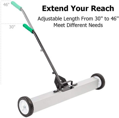 7' 18cm Ruedas Mano Empuje Magnético tornillos de uñas Barreras para una recogida fácil y eficaz