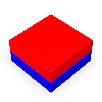 Grado de corte NdFeB Bloque rectangular Material magnético súper fuerte Imán de neodimio