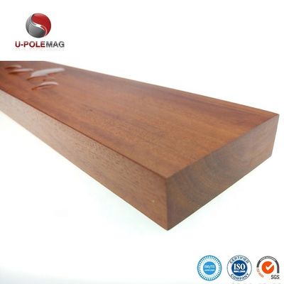 Material de imán NdFeB de 16 pulgadas de nuez de madera de imán de cuchillo de soporte de imán de bar cocina