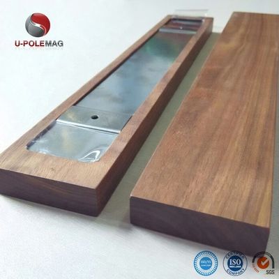 Material de imán NdFeB de 16 pulgadas de nuez de madera de imán de cuchillo de soporte de imán de bar cocina