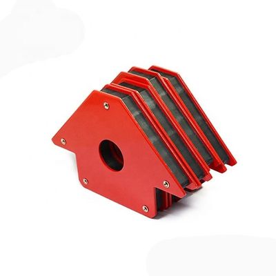 Soportador de soldadura magnética roja 190 mm de longitud para aplicaciones versátiles