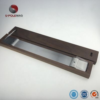 Material de imán NdFeB de 16 pulgadas de nuez de madera de imán de cuchillo de soporte de imán de bar cocina