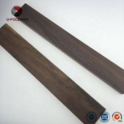Material de imán NdFeB de 16 pulgadas de nuez de madera de imán de cuchillo de soporte de imán de bar cocina