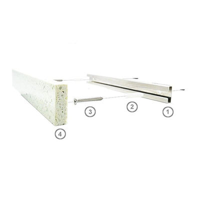 12 "Poderosa Neodimio Magnet Stone para el Negro/Blanco de Mármol Magnético Cuchillo Portador Rack