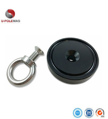 1200 libras de fuerza de tracción Magneto de pesca de neodimio con cuerda para un fuerte tirón magnético