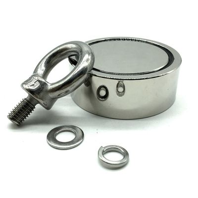 NiCuNi revestido D75mm 880lbs doble lado de la pesca Magnet Bundle para la caza del río lago