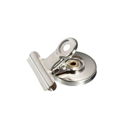 Neodimio Magneto Acero inoxidable Clips de papel magnético fuerte para paredes y pizarras