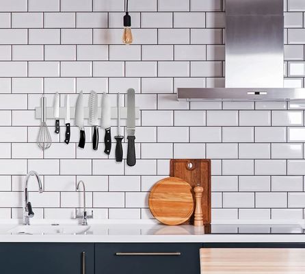 Magneto fuerte dentro 16 pulgadas de acero inoxidable de cuchillo magnético para la pared de la cocina