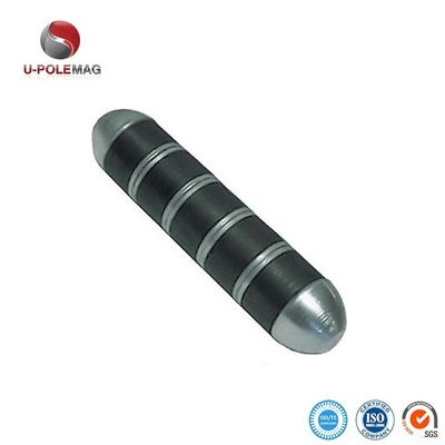 104.91g Magneto de Ferrita Permanente de Vaca Negro Magneto Industrial de Polvo de abrigo de 3 "X 0.67" X 0.65