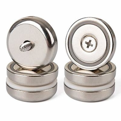 Htn04-60x15-8.5 mm Neodimio contra-fundido Magneto de olla con recubrimiento de Ni-Cu-Ni