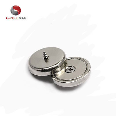 Htn04-60x15-8.5 mm Neodimio contra-fundido Magneto de olla con recubrimiento de Ni-Cu-Ni