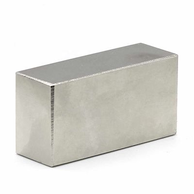 Temperatura de trabajo máxima 60°C NdFeB Magnet N52 Super fuerte Bloque 50x25x10mm Neodimio