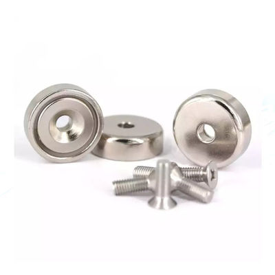Mantenedor de herramientas personalizado para tazas de imán de neodimio con tornillo de contraenchufe Certificado ISO9001