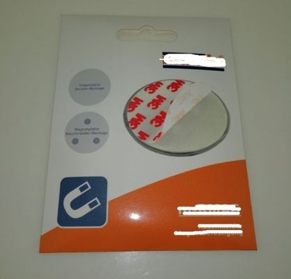 Imán de neodimio permanente para detector de humo adhesivo 3M Imán de embalaje regular