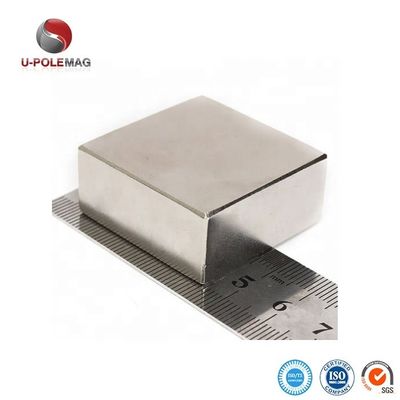 Alta dureza de Vickers N52 Rectángulo Barra personalizada de neodimio Imán para motor electrónico