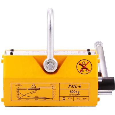 Magneto de elevación permanente de acero de 0,1 a 6 toneladas