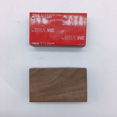 Barra de cuchillo magnético desmontable personalizada para la cocina en madera de nuez / cerezo / bambú / caucho