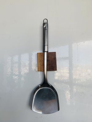 Barra de cuchillo magnético desmontable personalizada para la cocina en madera de nuez / cerezo / bambú / caucho