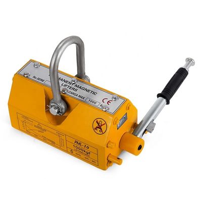 1000 kg Elevador magnético manual portátil ideal para tareas de elevación de objetos pesados