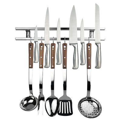304 de acero inoxidable, soporte de cuchillo magnético para pared, el accesorio de cocina perfecto.