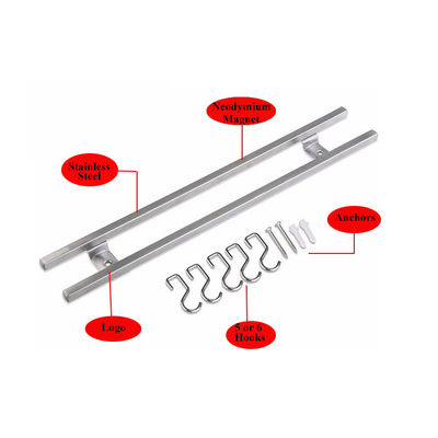 304 de acero inoxidable, soporte de cuchillo magnético para pared, el accesorio de cocina perfecto.