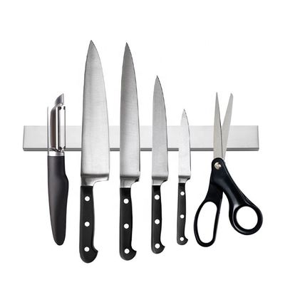 Conveniente de 16 pulgadas de acero inoxidable cuchillos magnéticos de barra de estantería para utensilios de cocina