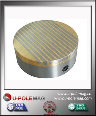 Revestimiento de Ni-Cu-Ni NdFeB Magneto redondo eléctrico magnético Chuck D125mm-100KG para mantener