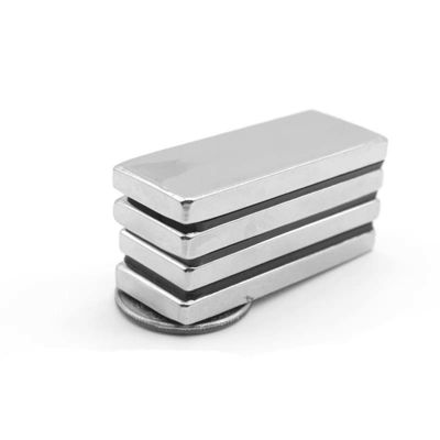 Imán industrial de neodimio-hierro-boro sinterizado 50x25x10 para una gran capacidad de retención
