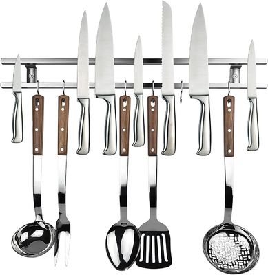 Tubo de cuchillo magnético de acero inoxidable más vendido para utensilios de cocina y almacenamiento de cuchillos
