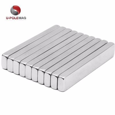 Poderoso magneto de neodimio N45 de 2,5'x0,4'x0,2' en forma rectangular para el rendimiento