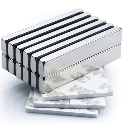 Poderoso magneto de neodimio N45 de 2,5'x0,4'x0,2' en forma rectangular para el rendimiento