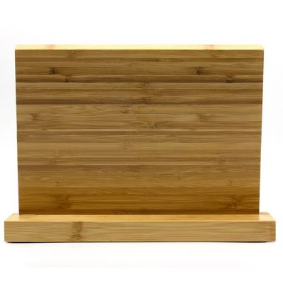 ISO9001 2000 Sistema de madera natural de bambú, soporte de cuchillo magnético de bloque de diseño personalizado