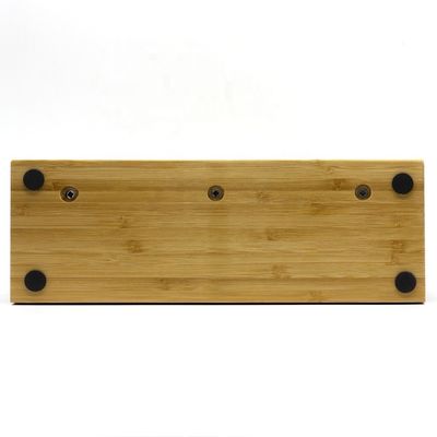 ISO9001 2000 Sistema de madera natural de bambú, soporte de cuchillo magnético de bloque de diseño personalizado